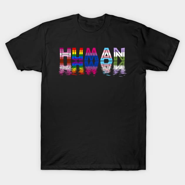 Human lgbt pride T-Shirt by Dianeursusla Clothes